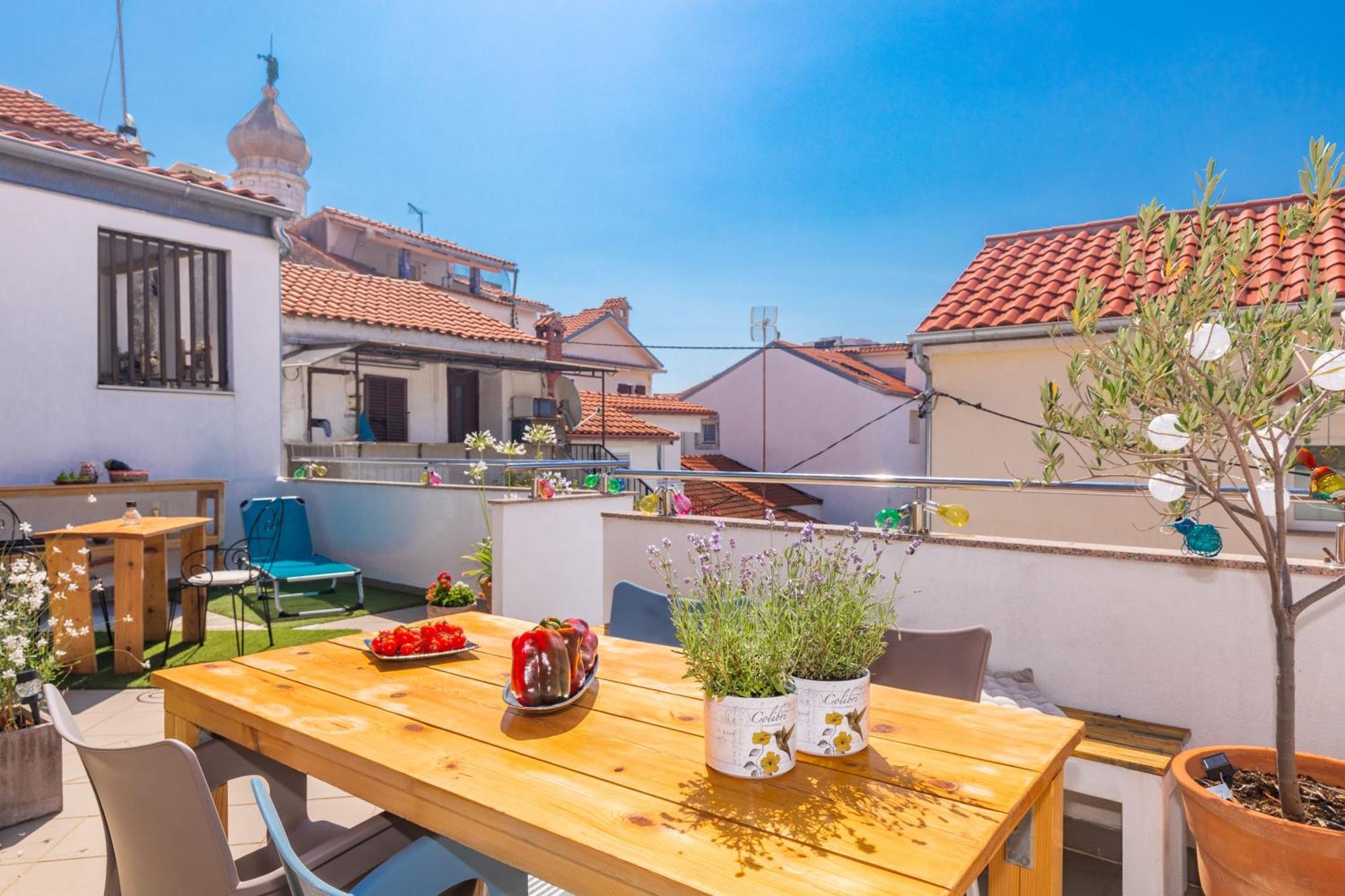Apartmán Yvonne Krk Town Exteriér fotografie